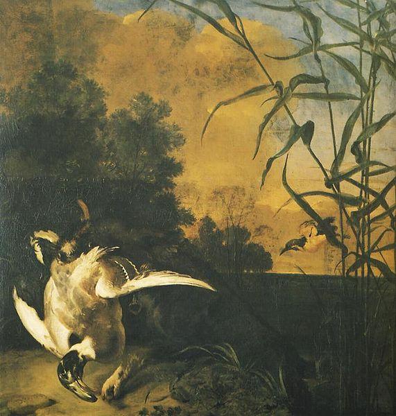 David Teniers the Younger Duck hunt oil painting image